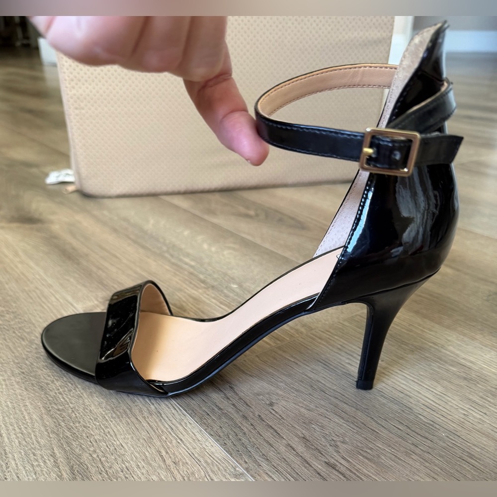 BP Black Patent Leather Heels